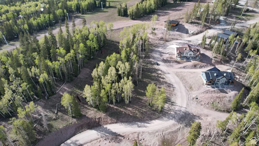 Birds eye view of property featuring a rural view
