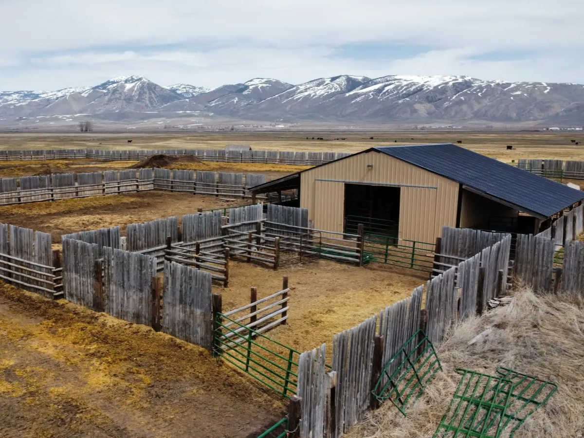 Exterior space with a rural view