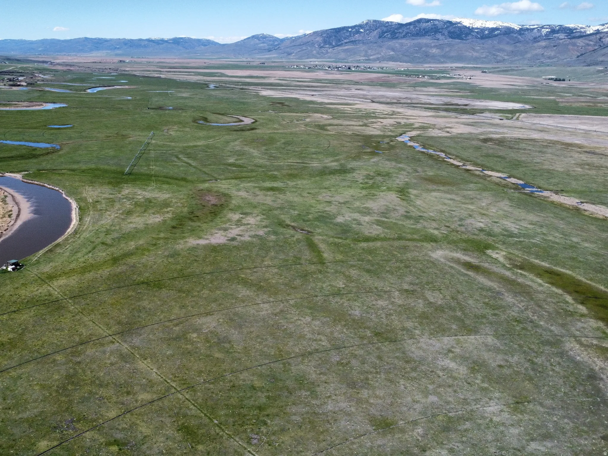 Drone / aerial view of mountains