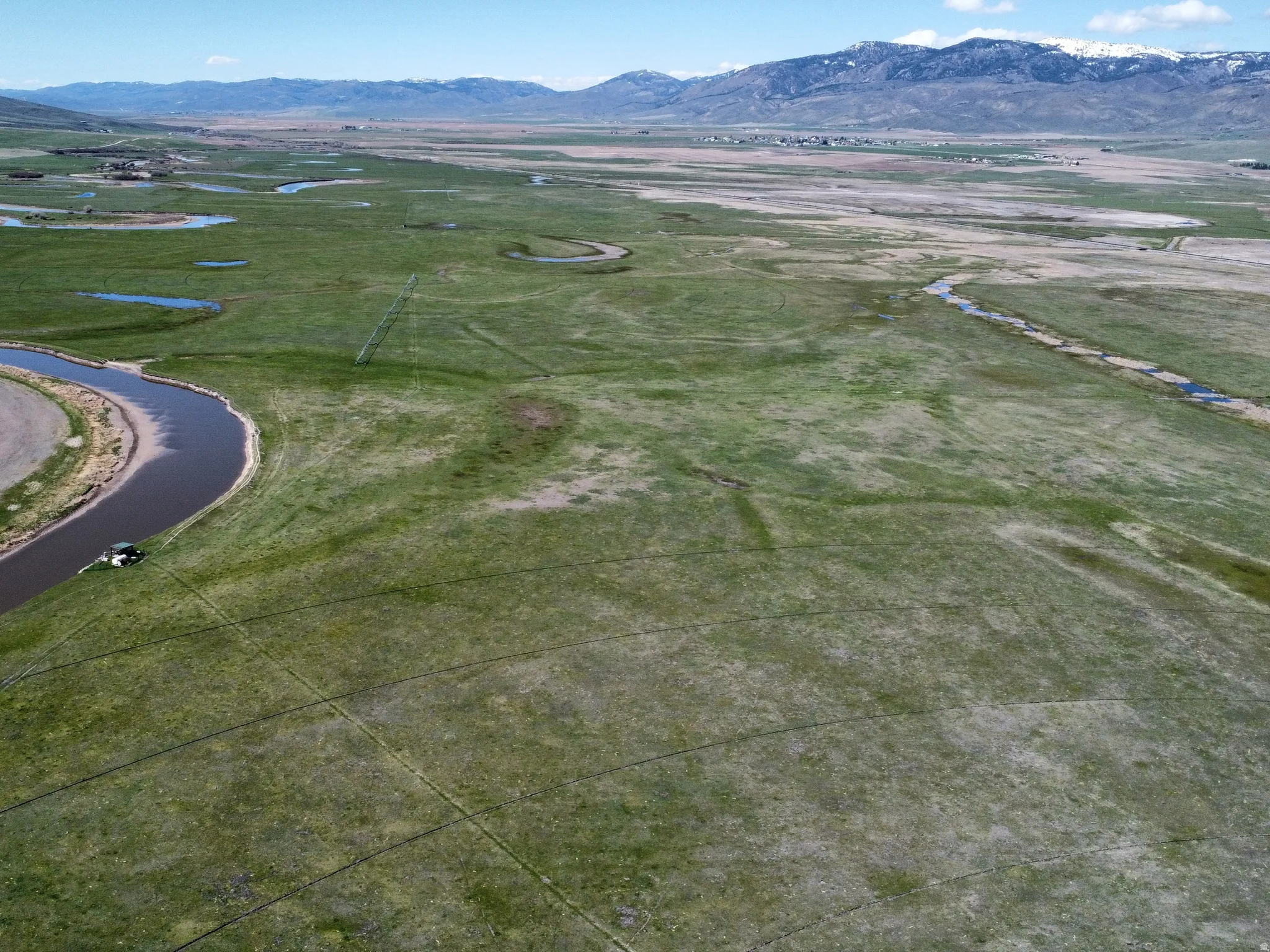 Drone / aerial view of mountains