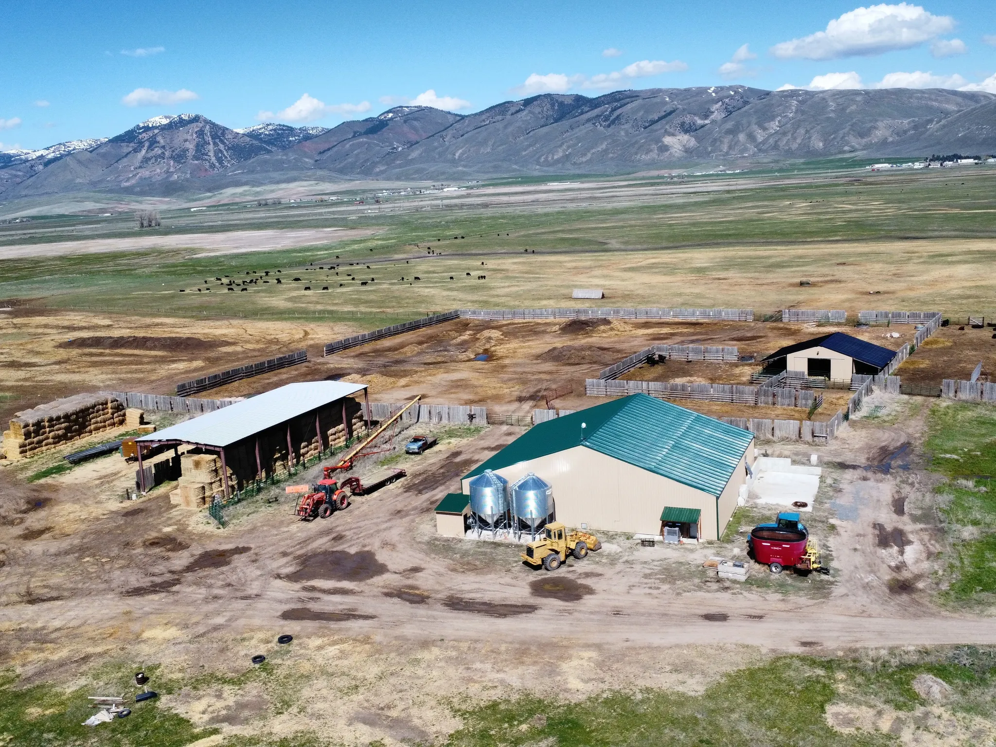 View of rural area with a mountain backdrop