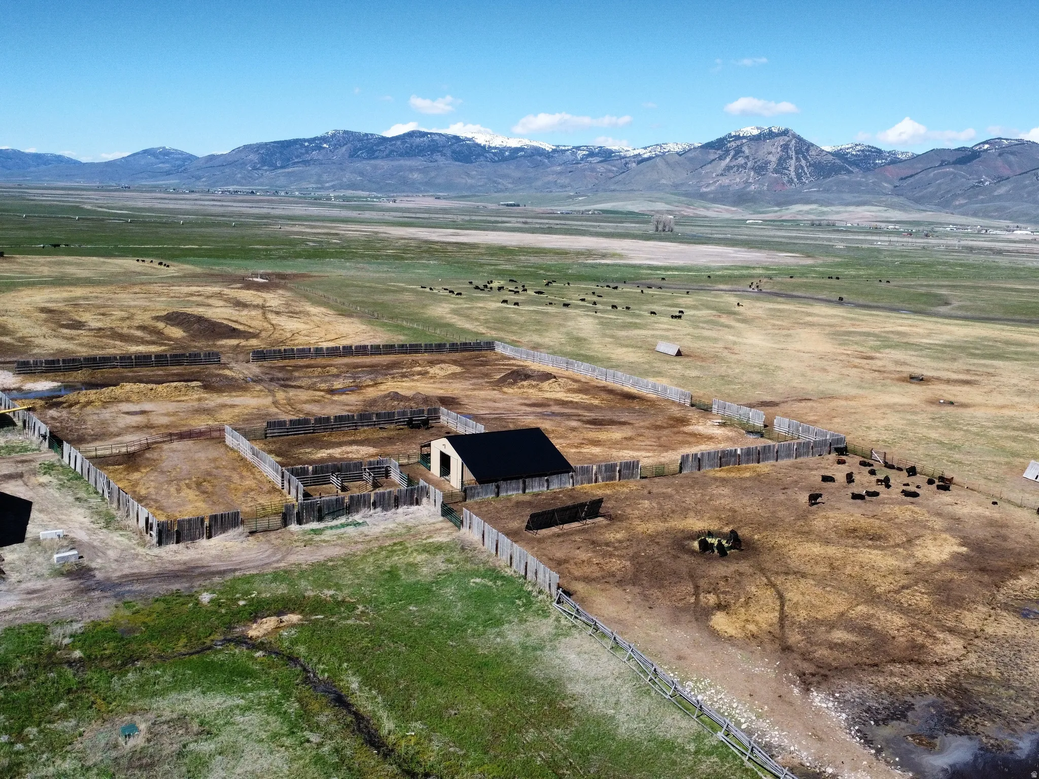 View of rural area with mountains