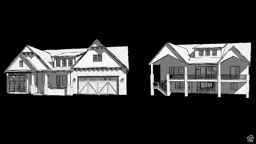 Front and Back View Rendering
