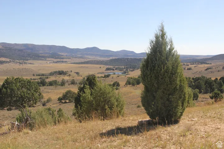 View of mountain feature with a rural view