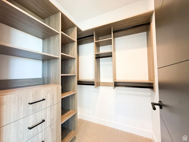 View of spacious closet