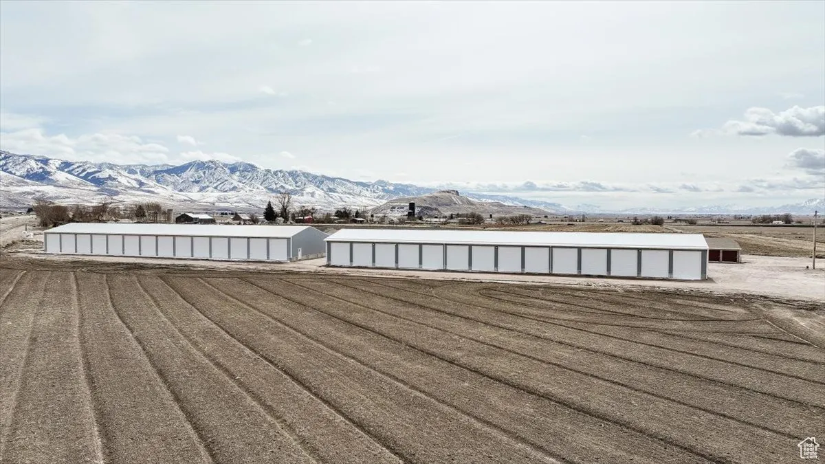 Deck with a mountain view