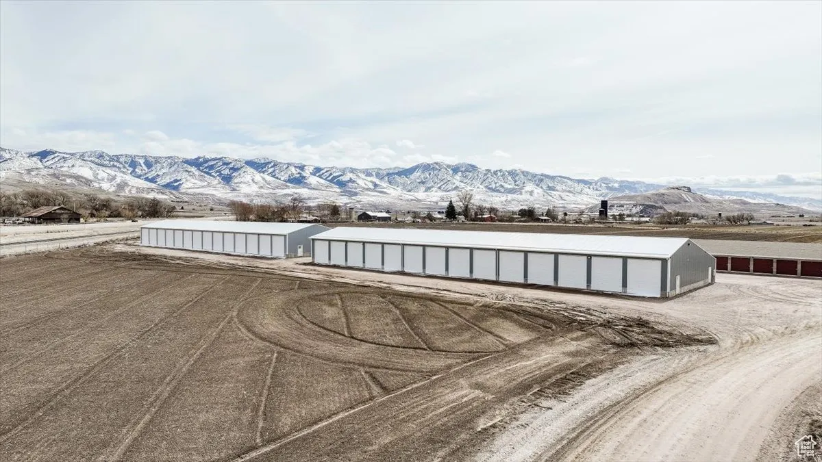 Deck with a mountain view
