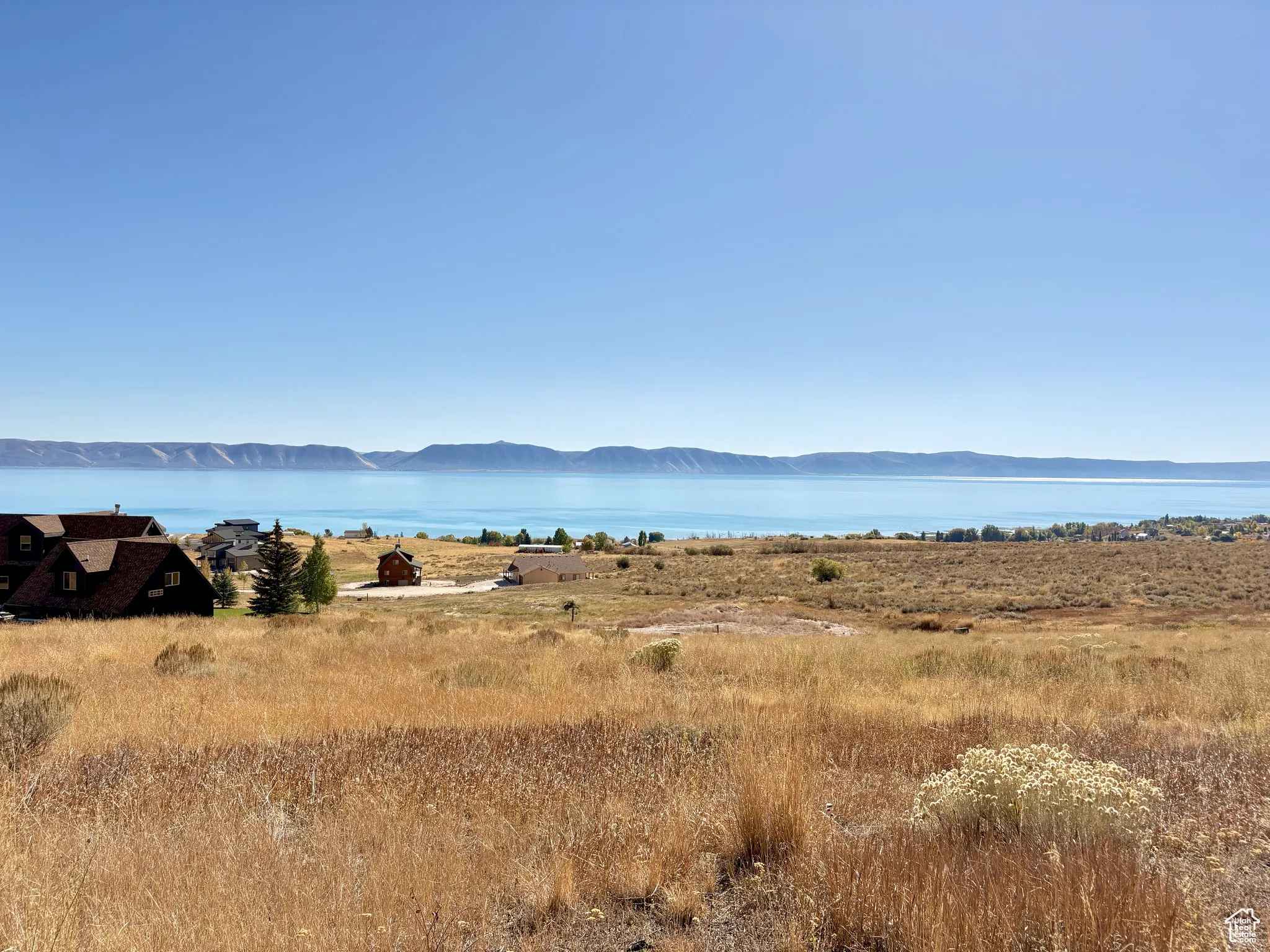 Water view with mountains
