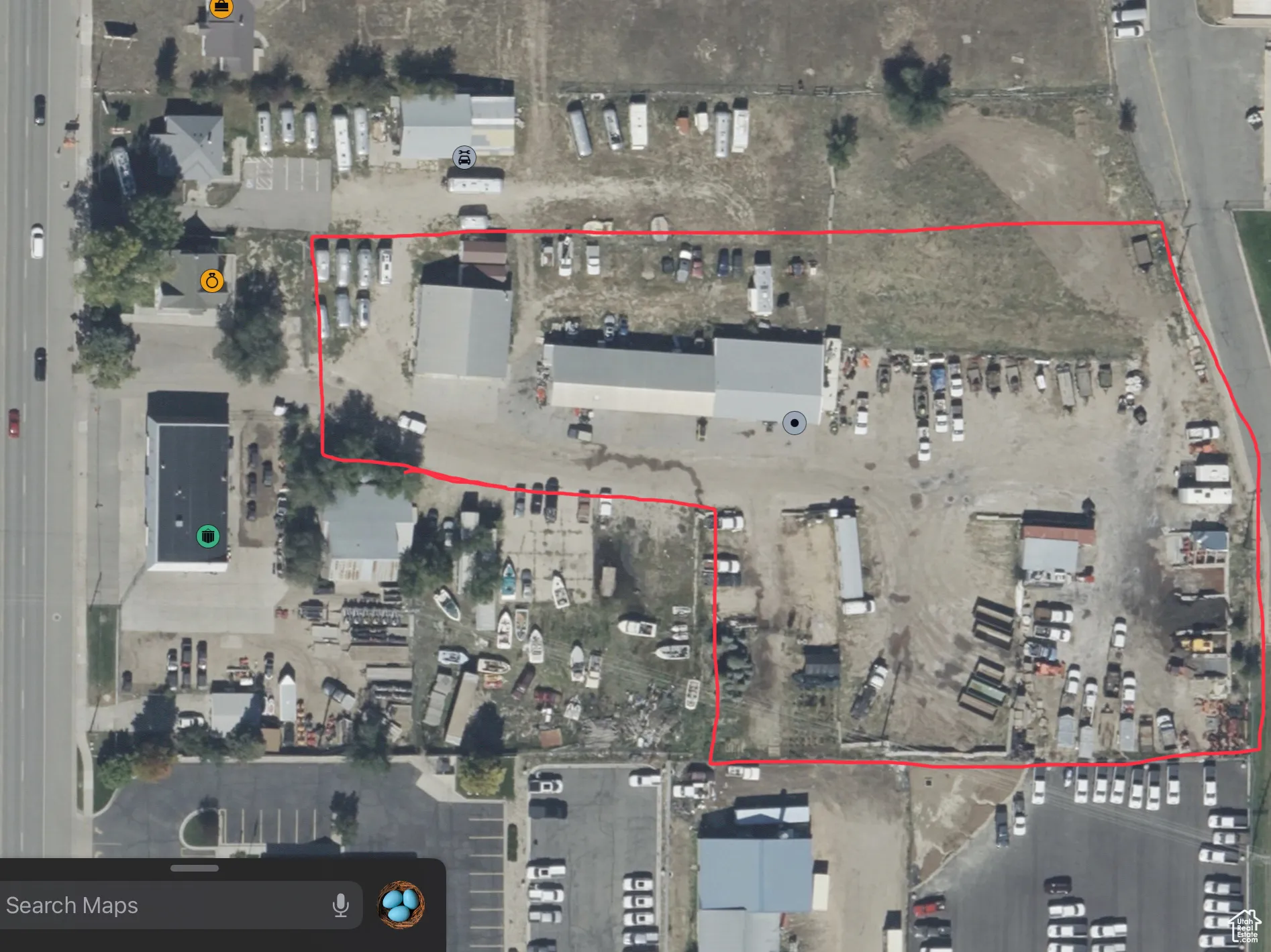 Approximate property lines