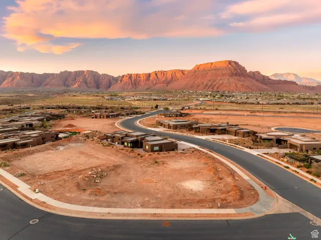 Bird's eye view featuring a mountain view