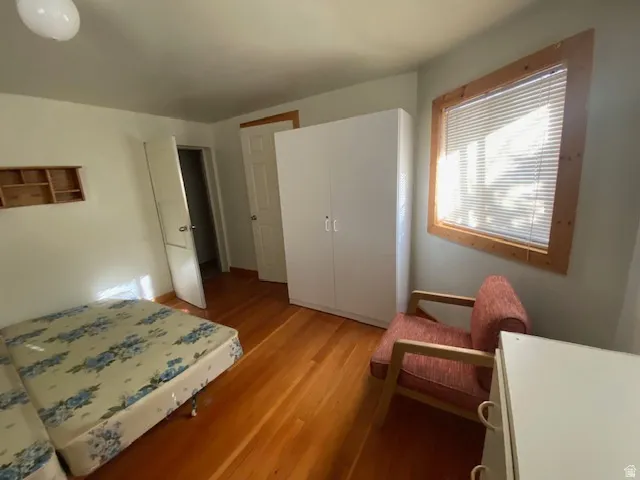 Bedroom featuring light wood-type flooring