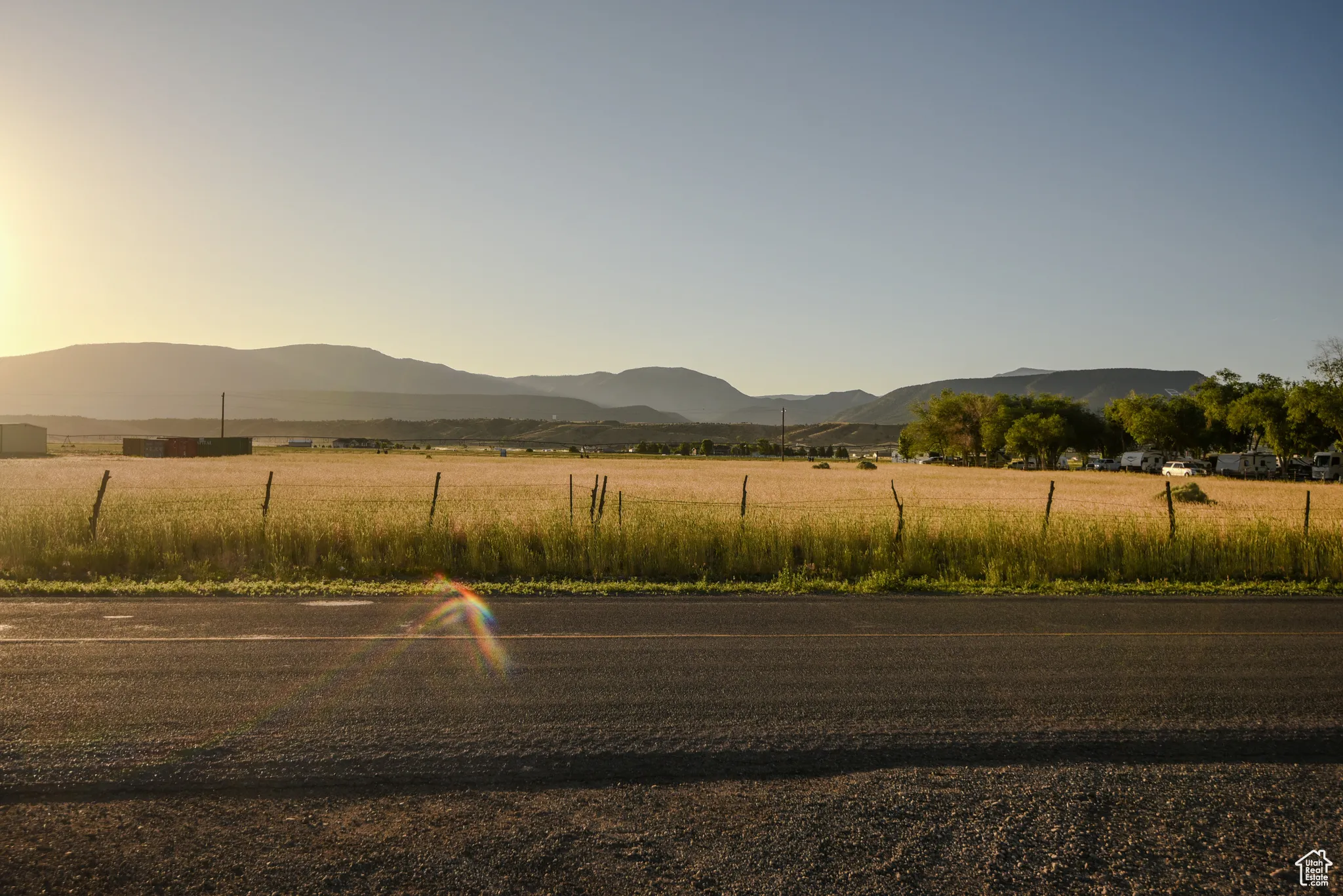 Mountain view featuring rural landscape