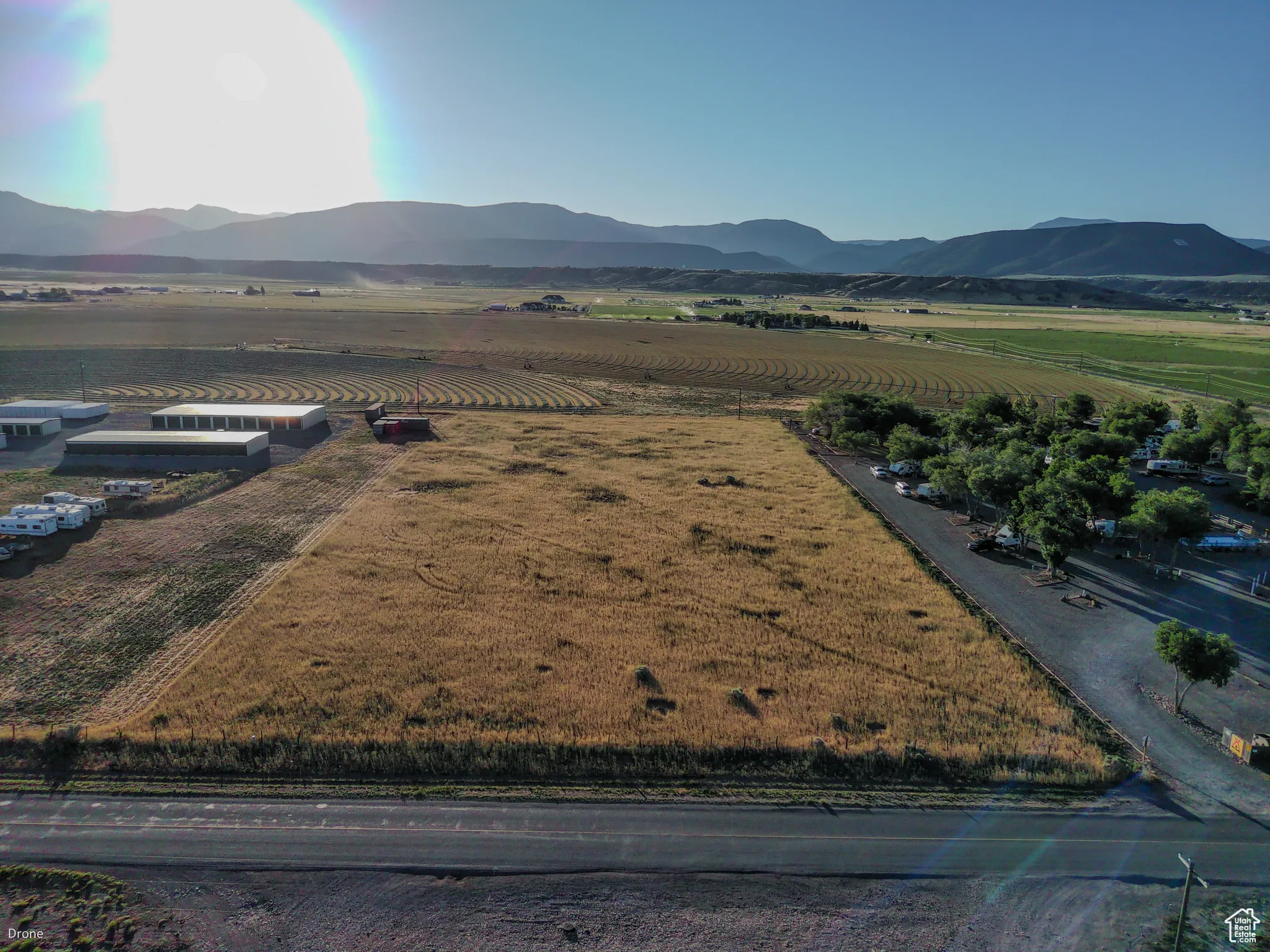 Mountain view featuring rural landscape and abundant farmland