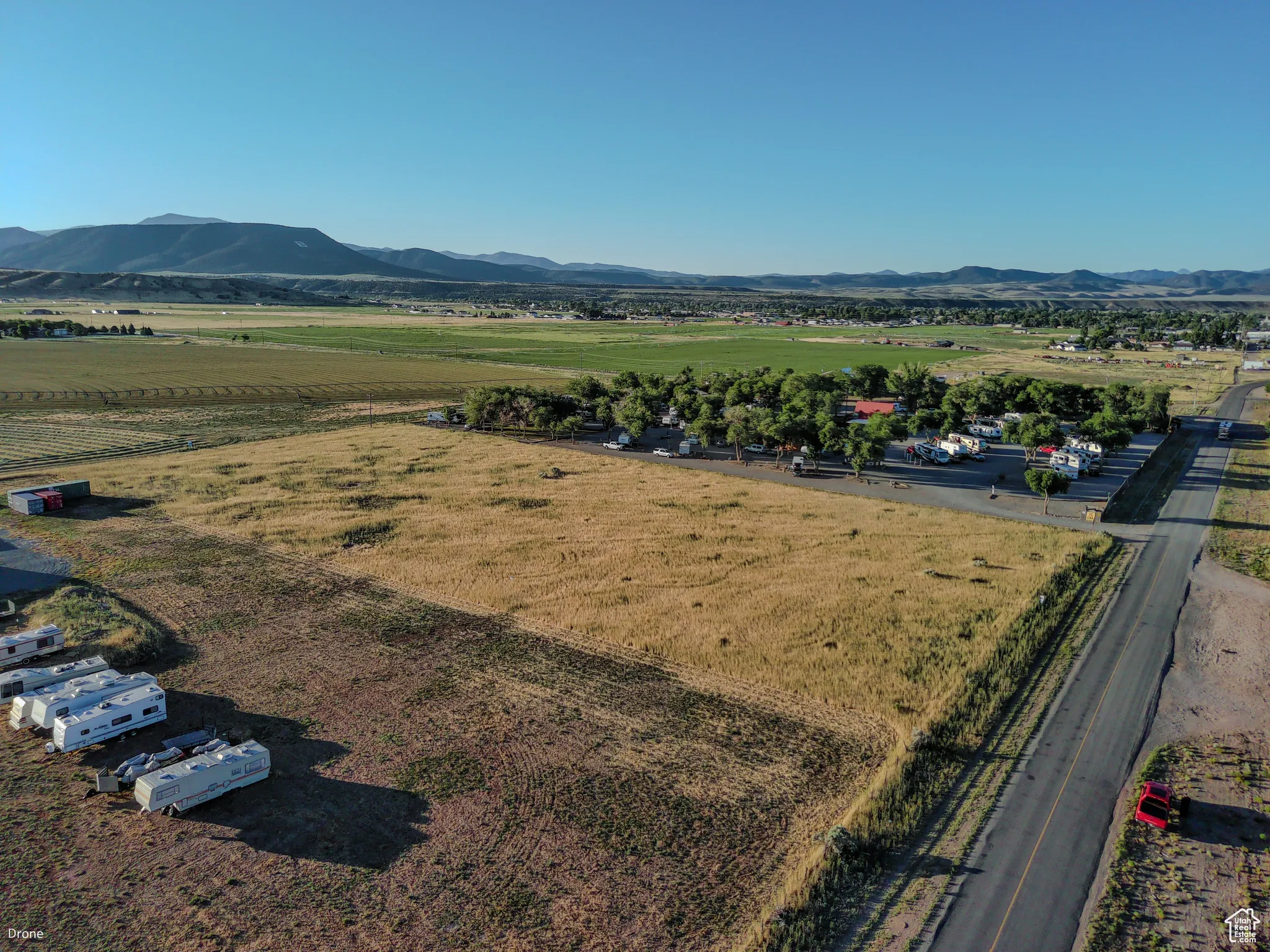 Mountain view featuring rural landscape