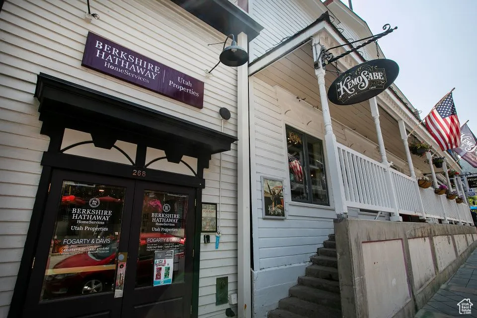 View of exterior entry