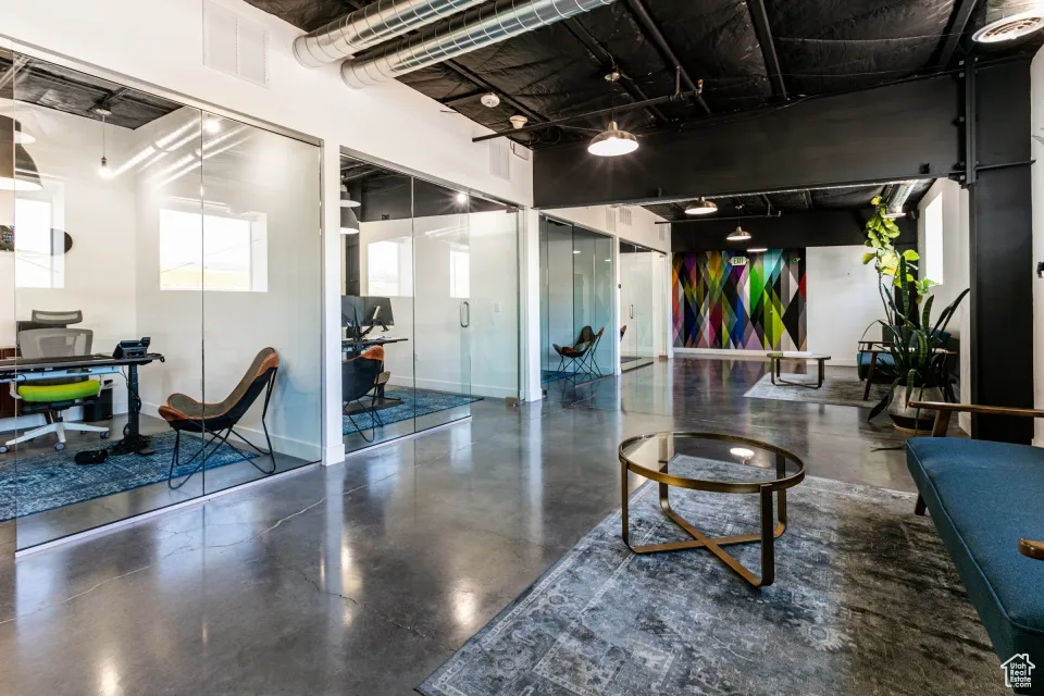 Common area featuring visible vents