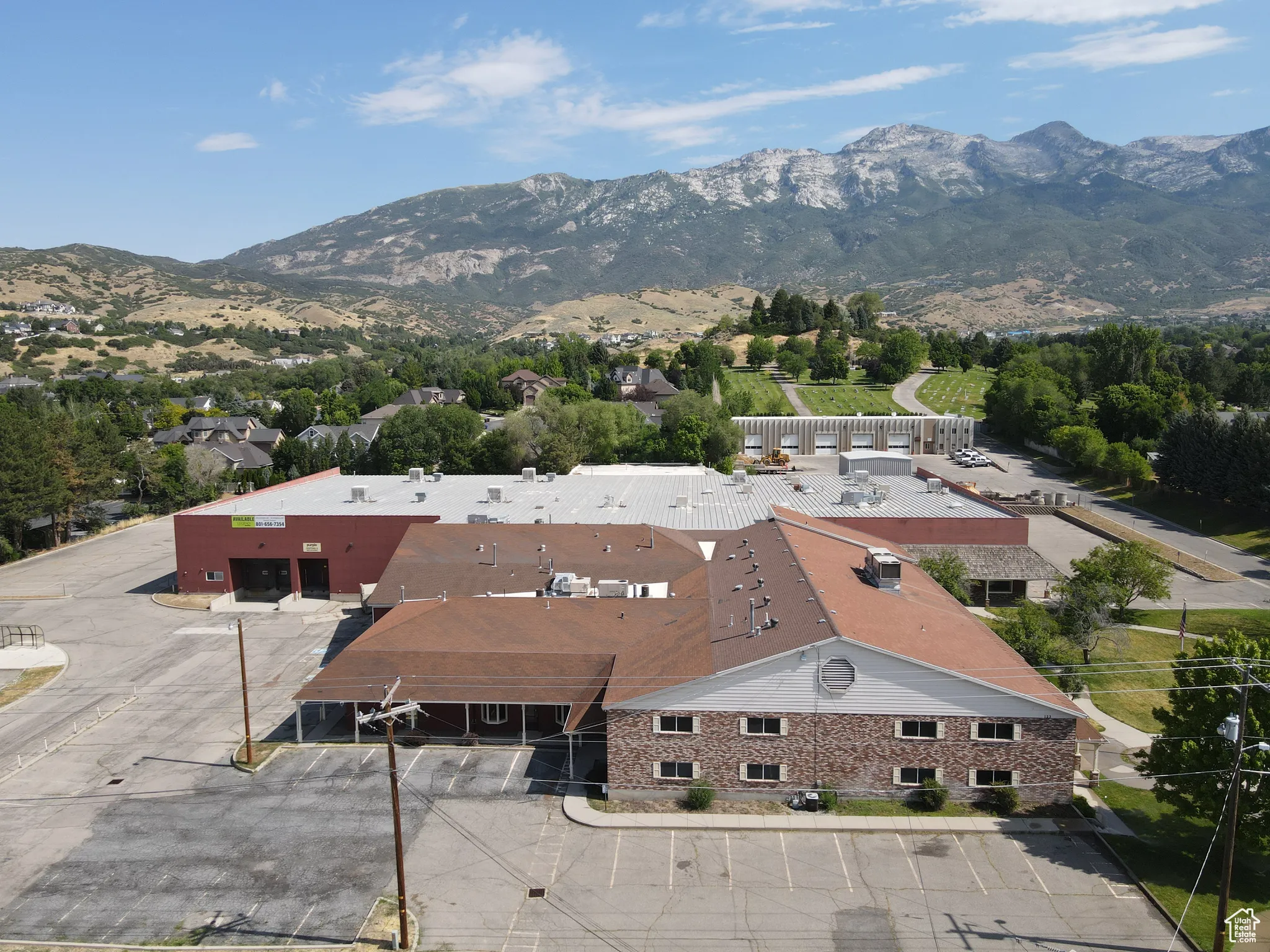 View of mountain background