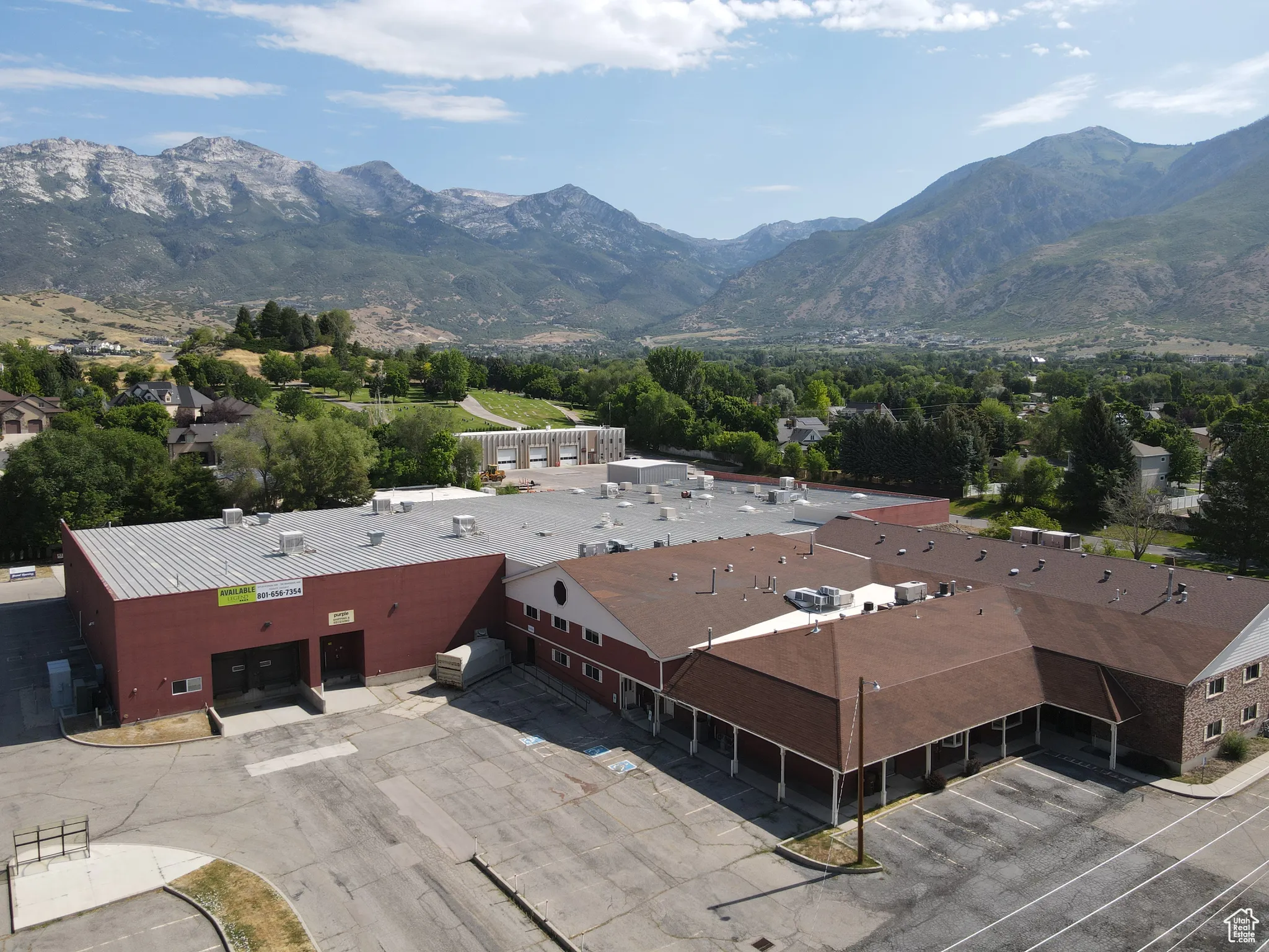 View of mountain background