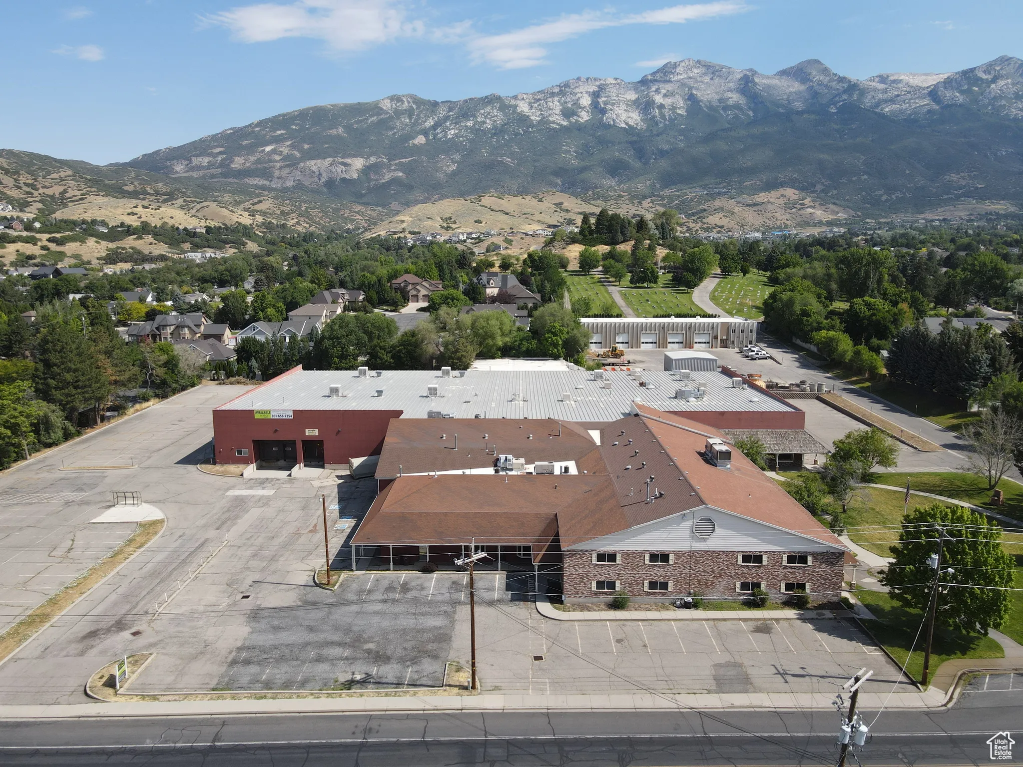 View of mountain background