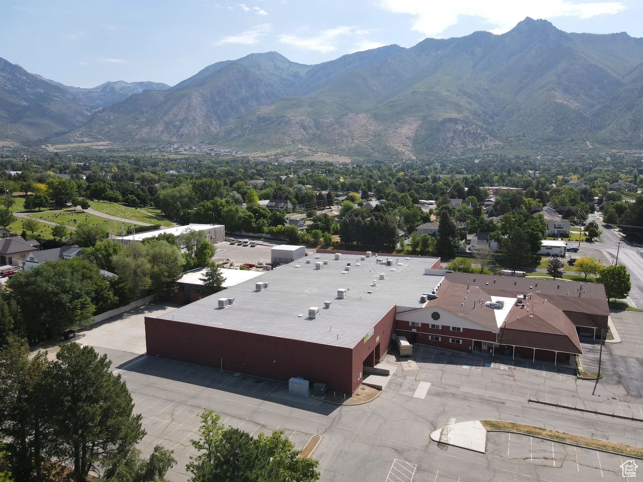 View of mountain background