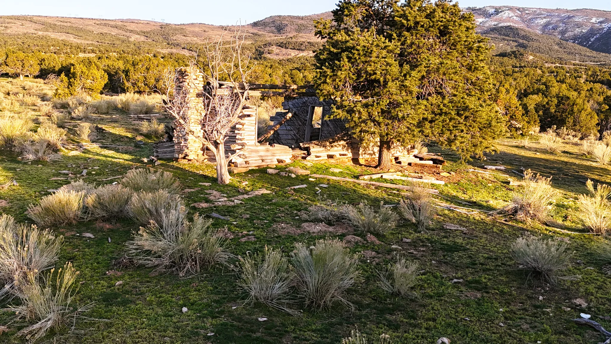 View of mountain background