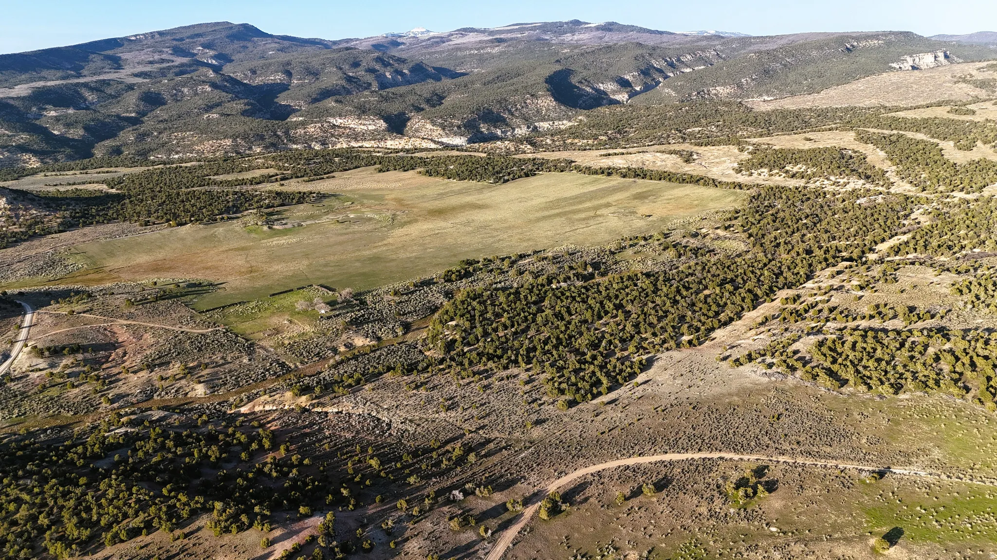Mountain view featuring rural landscape