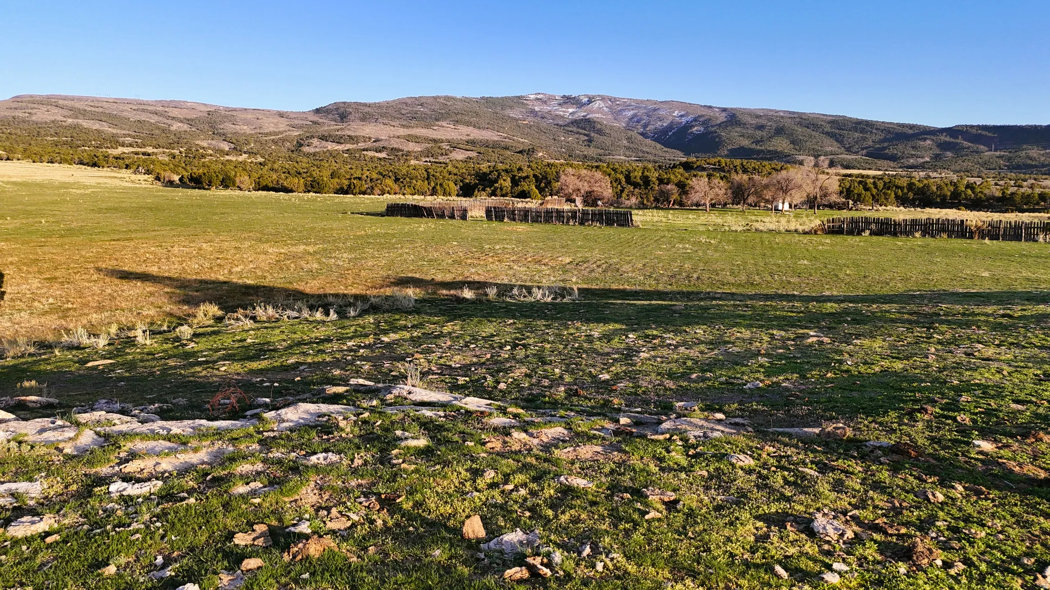Mountain view featuring rural landscape