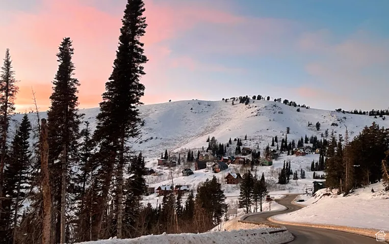 Mountain view of the subdivision from on Summit Pass Rd