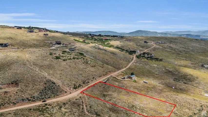 Bird's eye view with a rural view and a mountain view