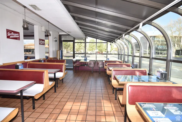 Sunroom dining area
