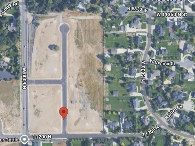 Aerial view of property's location