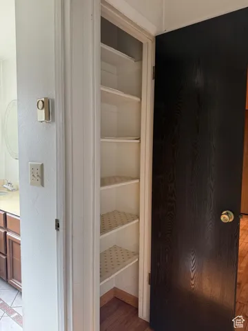Closet featuring a sink