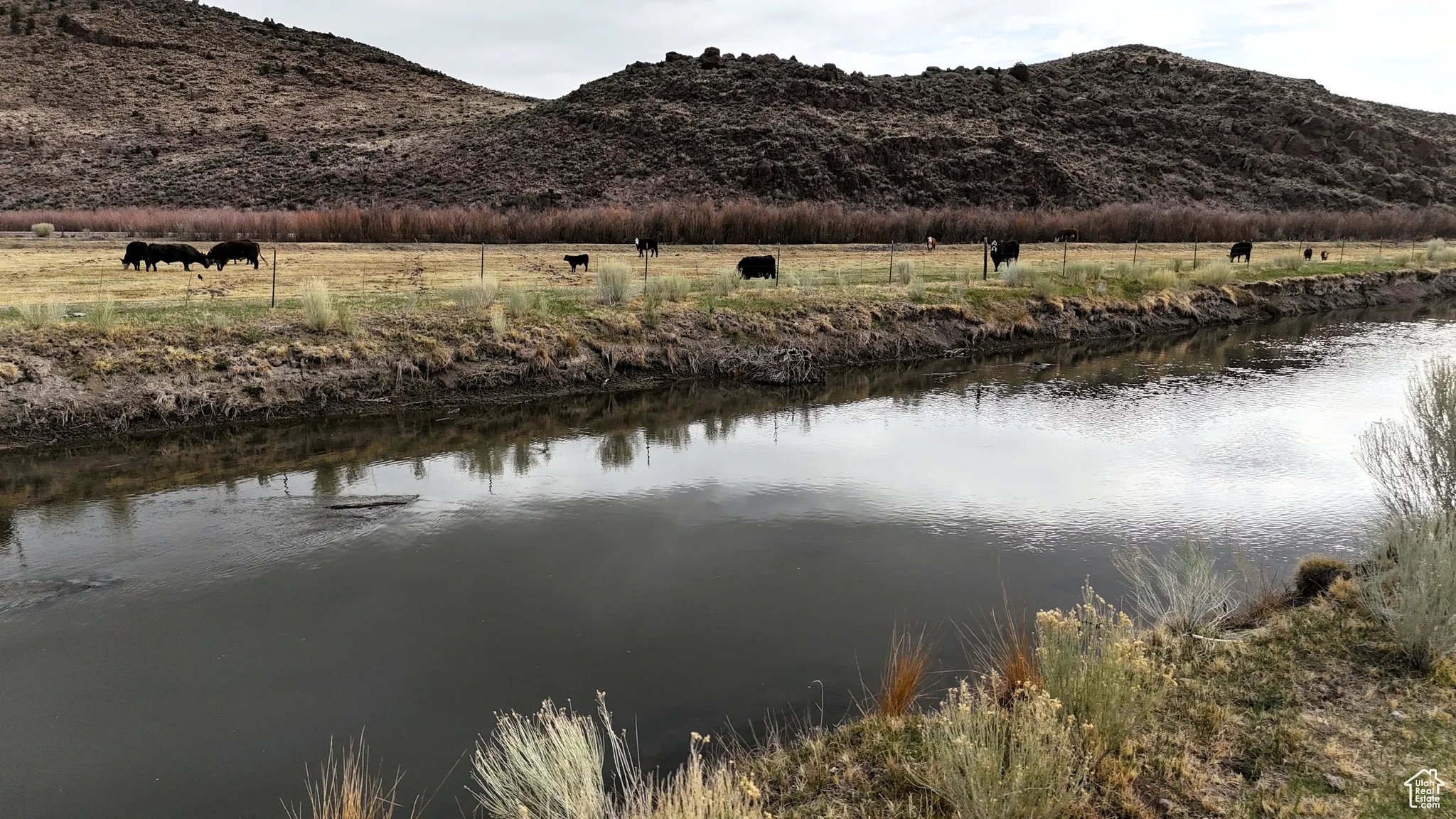 Water view featuring a mountain backdrop