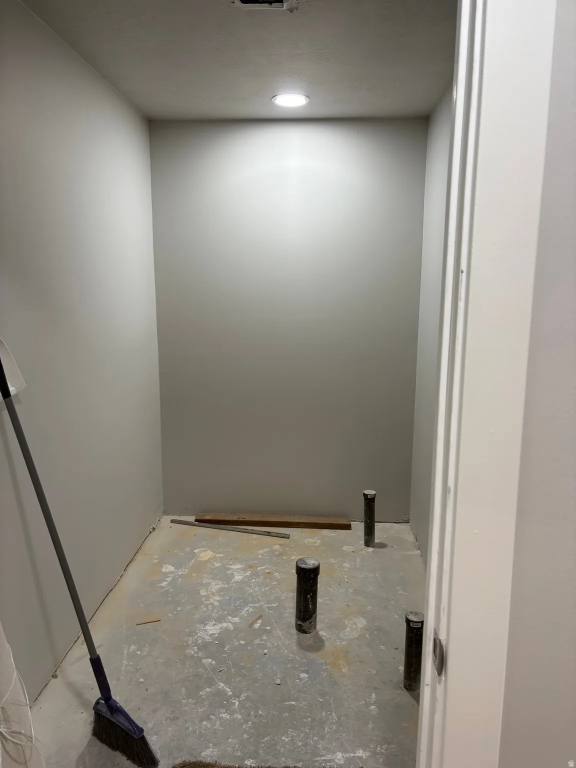 Unfinished View of bathroom