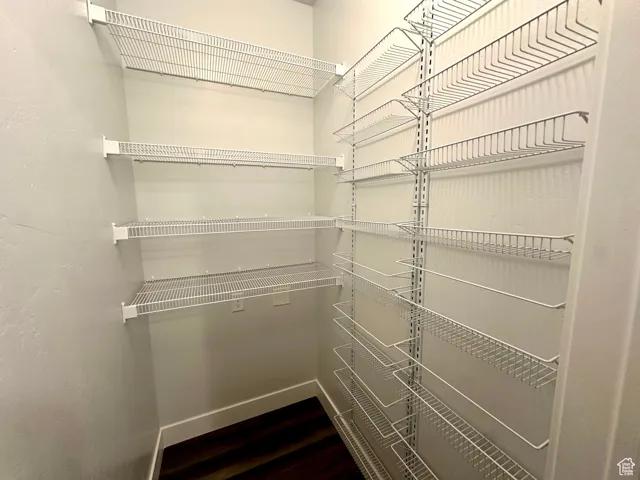 Extra shelving for storage