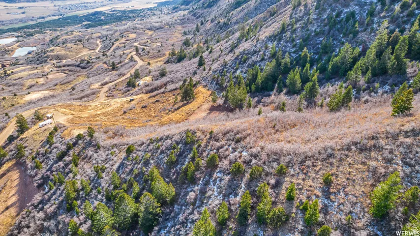 Aerial view featuring a rural view