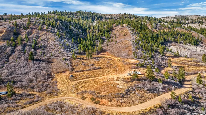 Bird's eye view featuring a rural view