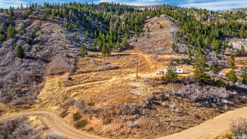 Bird's eye view with a rural view and a mountain view