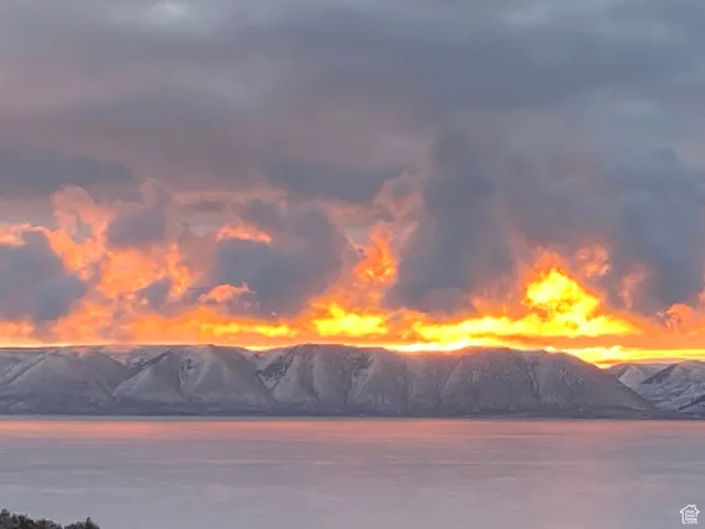 Water view featuring a mountain view