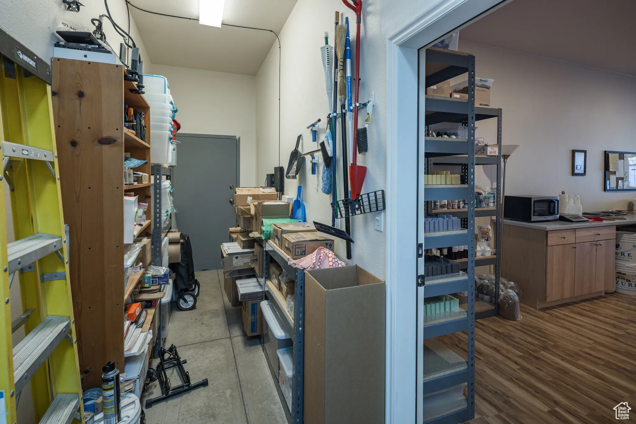 View of storage room