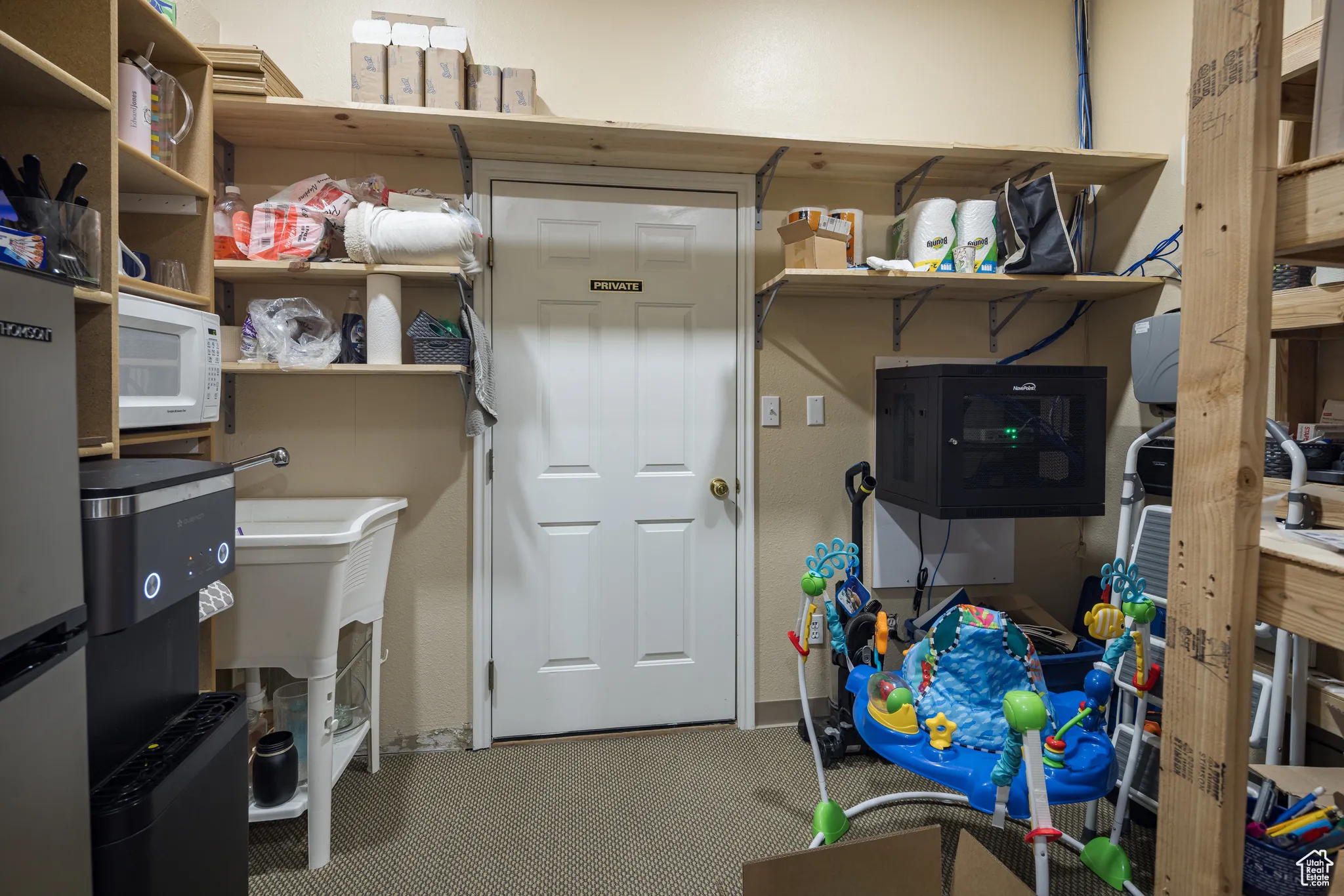 View of storage area