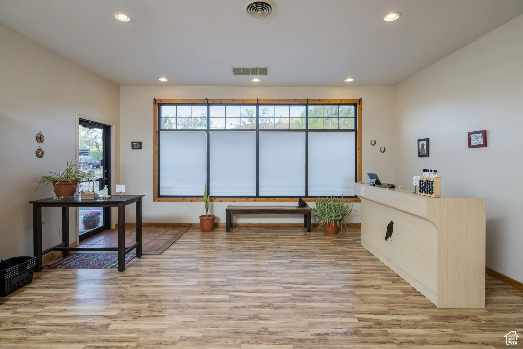 Interior space featuring visible vents