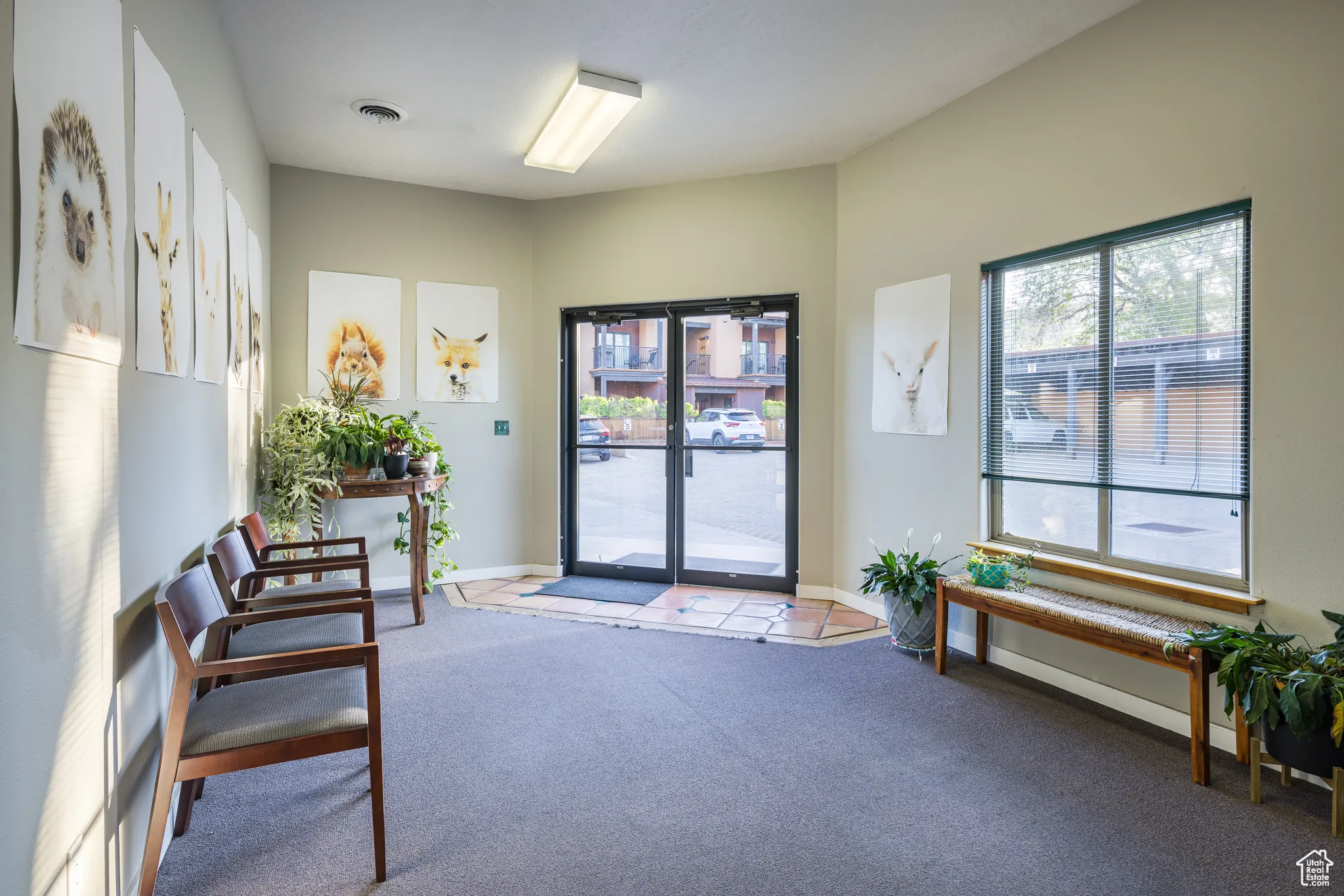 Common area featuring visible vents