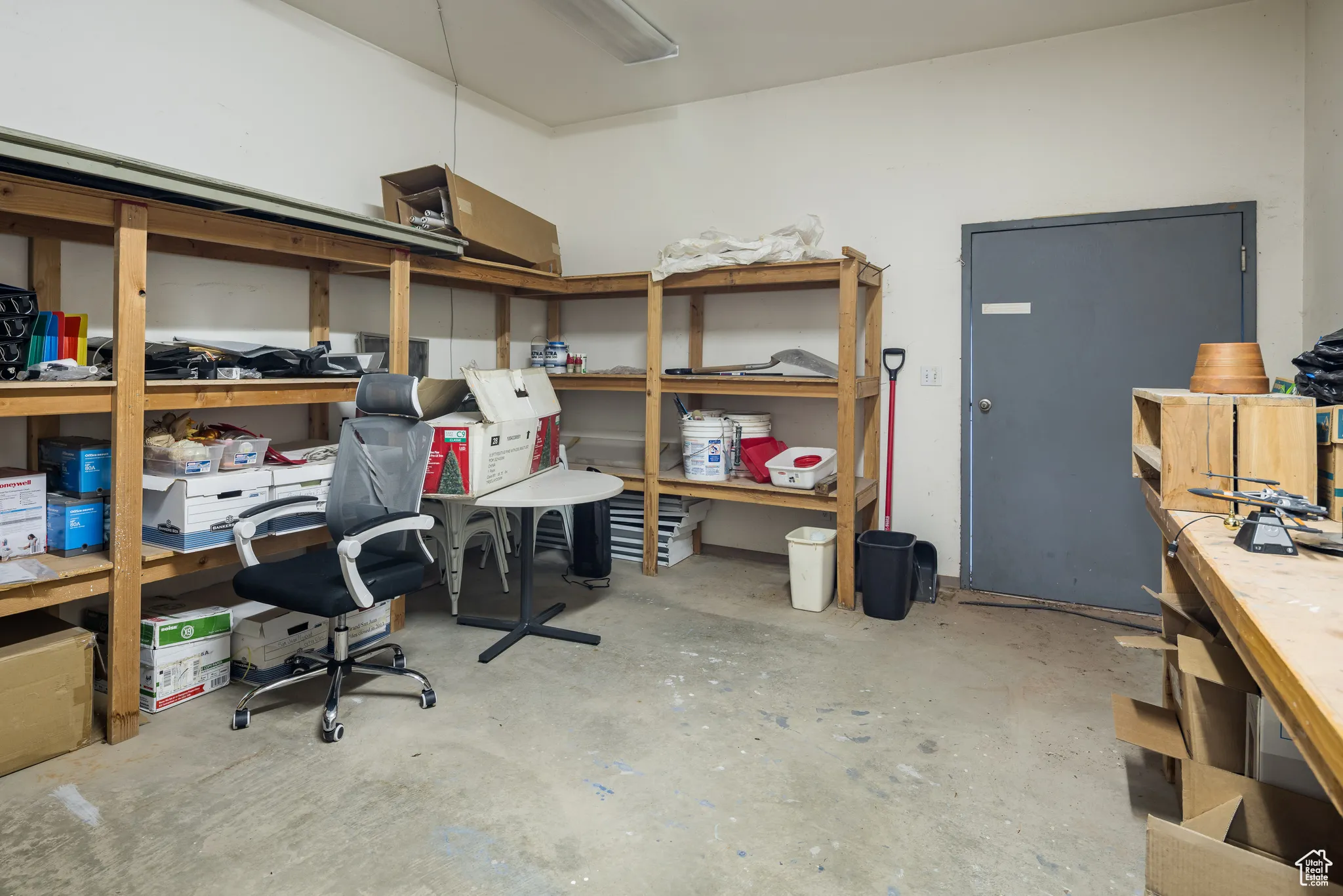 View of storage room