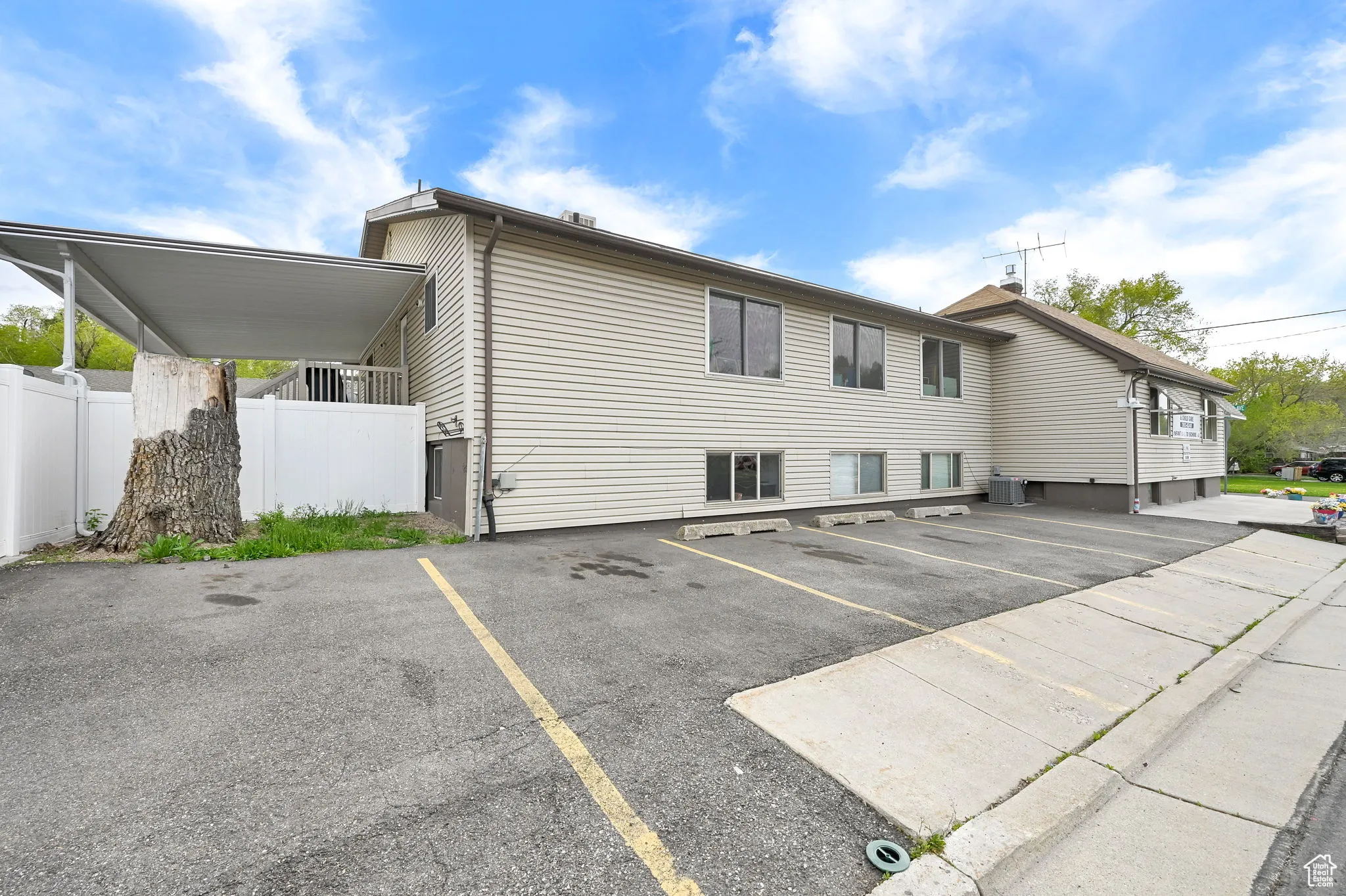 Exterior space featuring fence