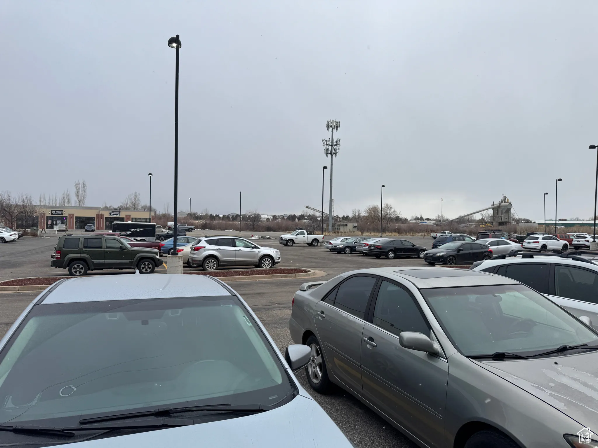 View of uncovered parking lot