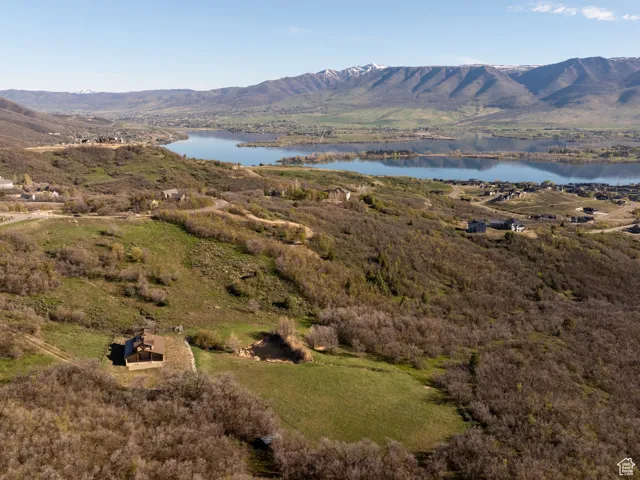 Mountain view with a water view