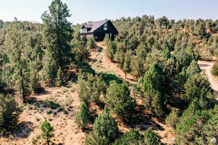 View from above of property