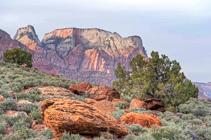 View of mountain backdrop