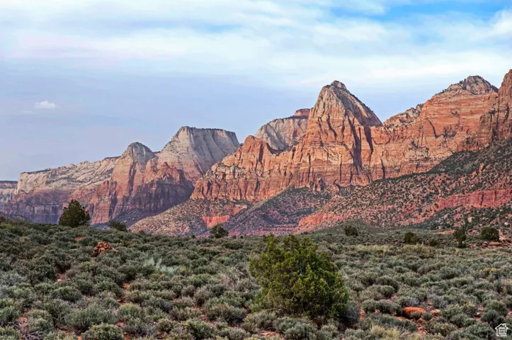View of mountain background
